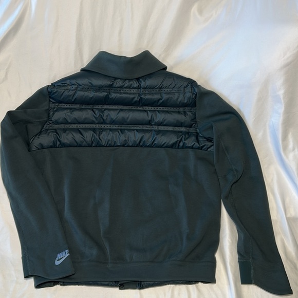 Nike Tech AeroLoft Down Bomber Puffer Jacket Evergreen Size Small - Picture 4 of 11
